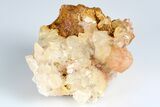 Calcite Crystal Cluster with Hematite Phantoms - Fluorescent! #179941-1